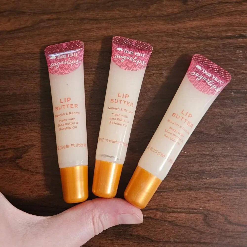 LOT of 3 Tree Hut Sugarlips Lip Butter ~ Nourish & Renew